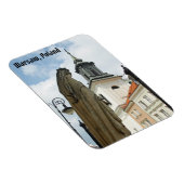 Warschauer Kirche und Statue, Polen Magnet (Rechte Seite)
