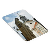Warschauer Kirche und Statue, Polen Magnet (Rechte Seite)