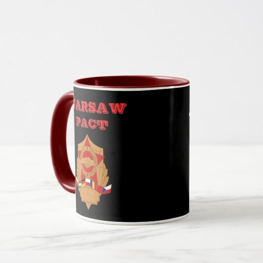 Warschauer Pakt Tasse Варшавскогодоговора" Кружка (Vorderseite Links)