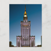 Warschauer Palast der Kultur und Wissenschaft Post Postkarte (Vorderseite)