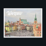 Warschauer Polen Foto Postkarte<br><div class="desc">Diese atemberaubende Postkarte zeigt ein Foto von Warschau Polen. Ideal für die Dekoration Ihrer Zuhause,  das Senden von Grüße an Freunde,  mit als Dankeschön Notizen,  und mehr.</div>