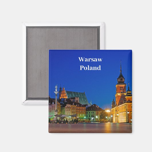 Warschauer Polen - Magnet (Vorderseite/Rückseite)