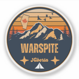 Warspite, Alberta Aufkleber