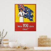 Warst du da? (Leinwand) Poster (Küche)