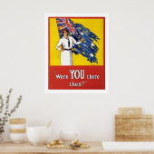 Warst du da? (Weiß) Poster (Küche)