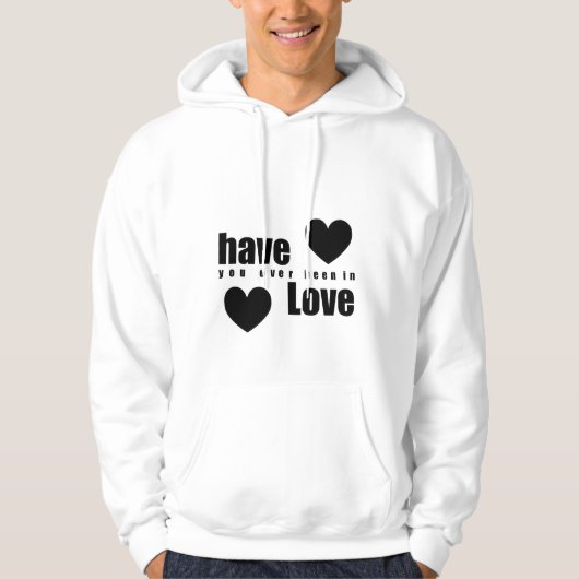 Warst du jemals verliebt hoodie (Vorderseite)