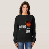 Warst du jemals verliebt sweatshirt (Vorne ganz)