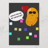 Wärst du mein Valentinstag? Einladung (Vorderseite)