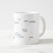 Wärst du mein Valhallentin? Jumbo-Tasse (Vorderseite Rechts)
