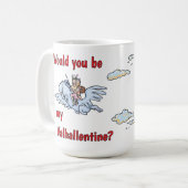 Wärst du mein Valhallentin? Kaffeetasse (Vorderseite Links)