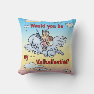 Wärst du mein Valhallentin? Kissen