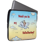 Wärst du mein Valhallentin? Laptopschutzhülle (Vorne Rechts)