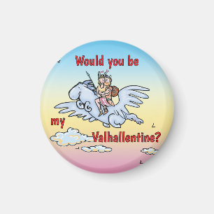 Wärst du mein Valhallentin? Magnet