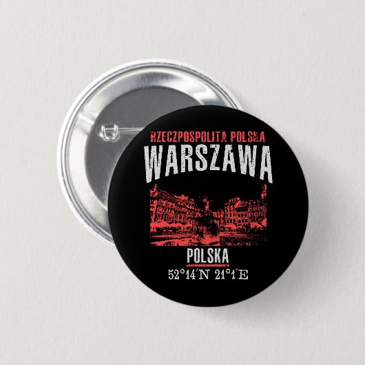 Warszawa Button (Vorne & Hinten)