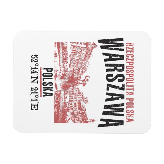 Warszawa Magnet (Horizontal)