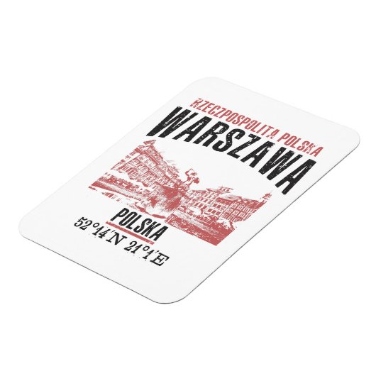 Warszawa Magnet (Linke Seite)