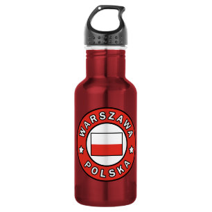 Warszawa Polska Edelstahlflasche