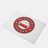 Warszawa Polska Fußmatte (Schrägansicht)