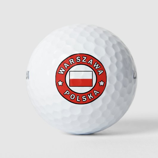 Warszawa Polska Golfball (Vorderseite)