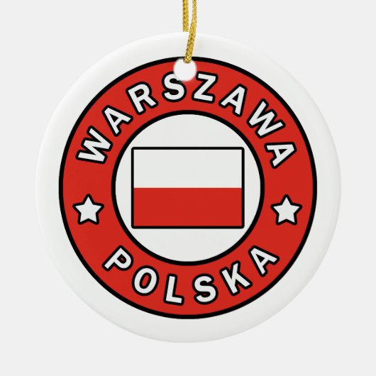 Warszawa Polska Keramik Ornament (Vorne)