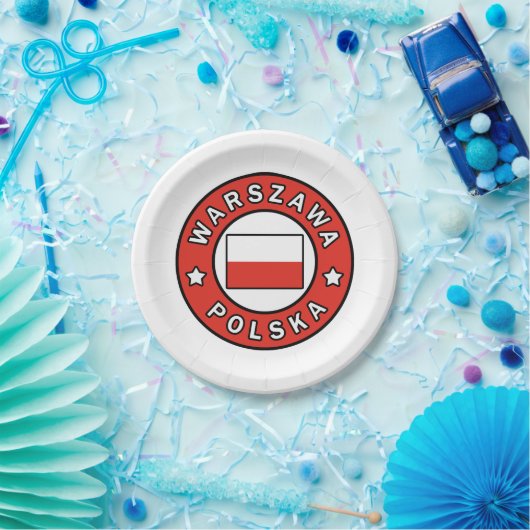 Warszawa Polska Pappteller (Party)