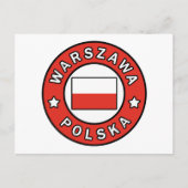 Warszawa Polska Postkarte (Vorderseite)