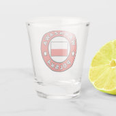 Warszawa Polska Schnapsglas (Rückseite)