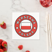 Warszawa Polska Serviette (Beispiel)