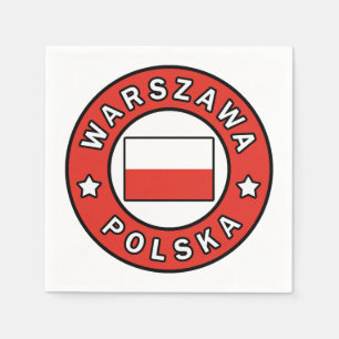 Warszawa Polska Serviette