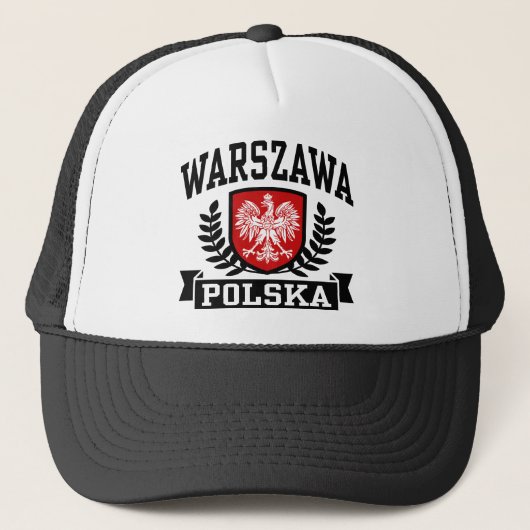 Warszawa Polska Truckerkappe (Vorderseite)