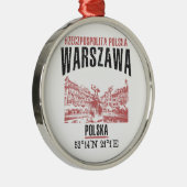 Warszawa Silbernes Ornament (Rechts)
