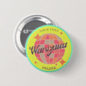 Warszawa Warschau polska Polska Polska Dekoration Button (Vorne & Hinten)