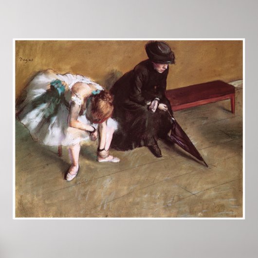 Wart, c. 1882, Edgar Degas Poster (Vorne)