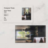 Wart für Daddy Telefonnummerkarte (Vorne/Hinten)