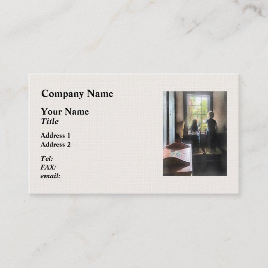 Wart für Daddy Telefonnummerkarte (Vorderseite)