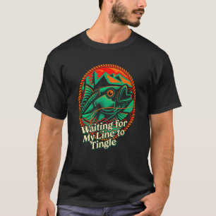 Wart für "Meine Linie" zum Plattfischfang T-Shirt