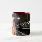 Wart für Paris Zweifarbige Tasse (Mittel)