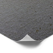 Wart für Regen Poster (Ecke)