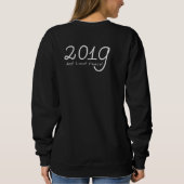 Wart für Santa Ho! Ho! Ho! Winterurlaub XMAS Sweatshirt (Rückseite)