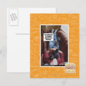 Wart für Schnecken Postkarte (Vorne/Hinten)
