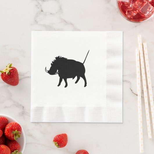 Wart Hog Serviette (Beispiel)
