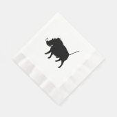 Wart Hog Serviette (Ecke)