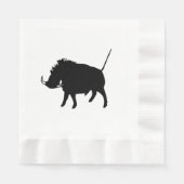 Wart Hog Serviette (Vorderseite)