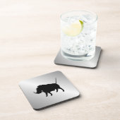Wart Hog Silver Getränkeuntersetzer (Rechte Seite)