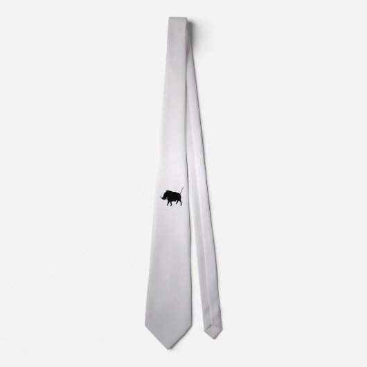 Wart Hog Silver Krawatte (Vorderseite)