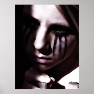 Wart in Dunkelheit-Poster Poster