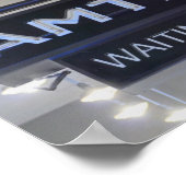 Wart-Raum für den Personenzug Poster (Ecke)