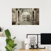 Wart Room, Pennsylvania Station NY 1913 Vintag Poster (Heimbüro)