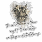 Wart stoppen und tun aufkleber (Vorderseite)