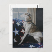 Wart Whippet Hund Postkarte (Vorne/Hinten)